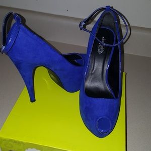 Blue heels